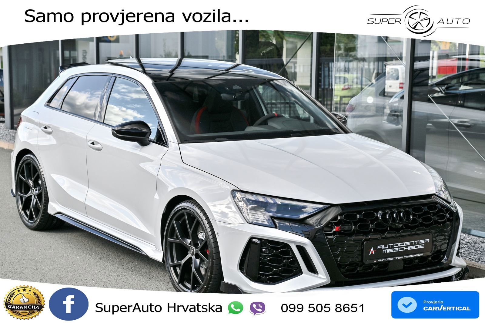 Audi RS3 Sedan 2.5 TFSI (400 KS) quattro S tronic LED+GR SJED+ACC