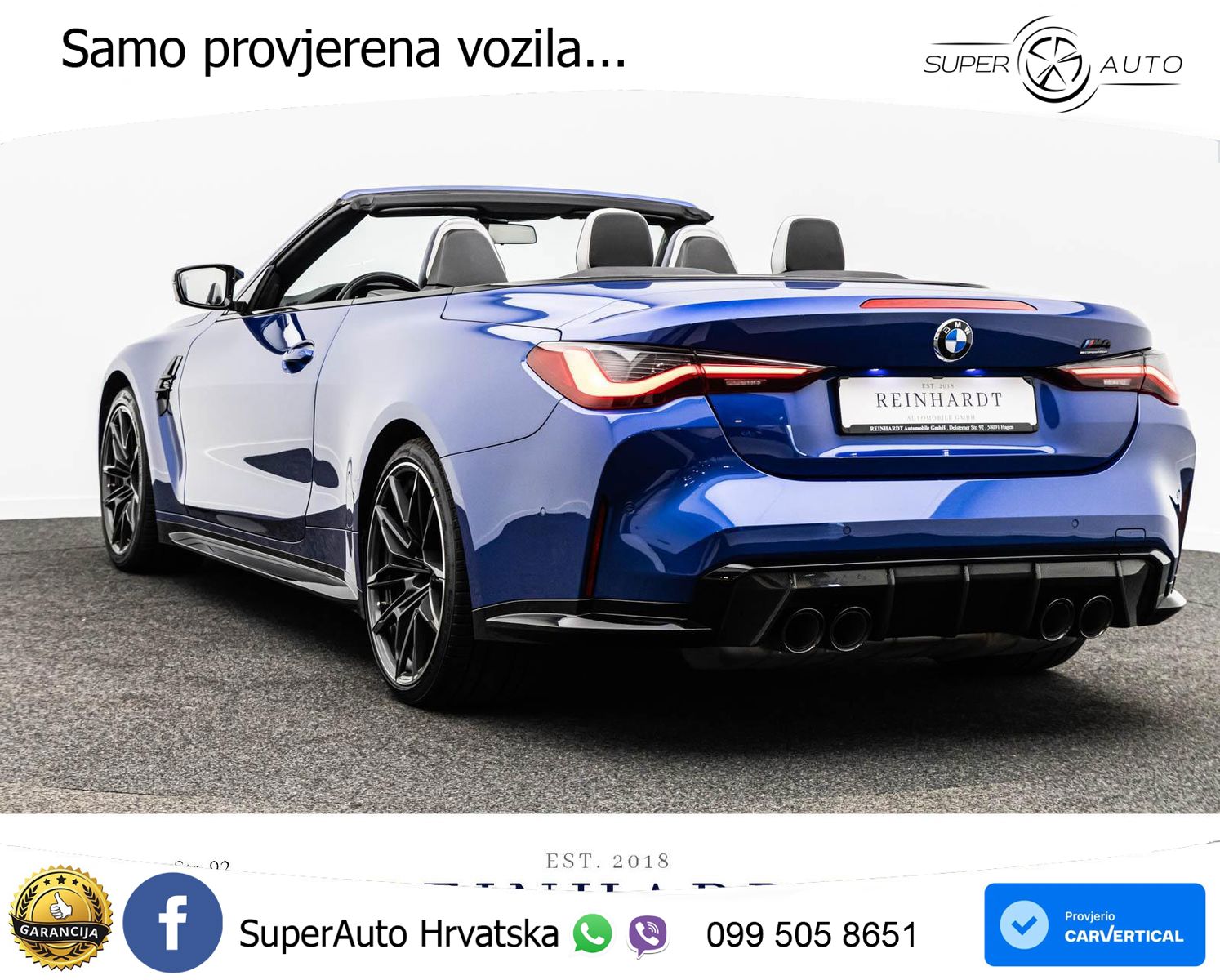 BMW M4 Convertible Competition 3.0 (510 KS) xDrive Steptronic