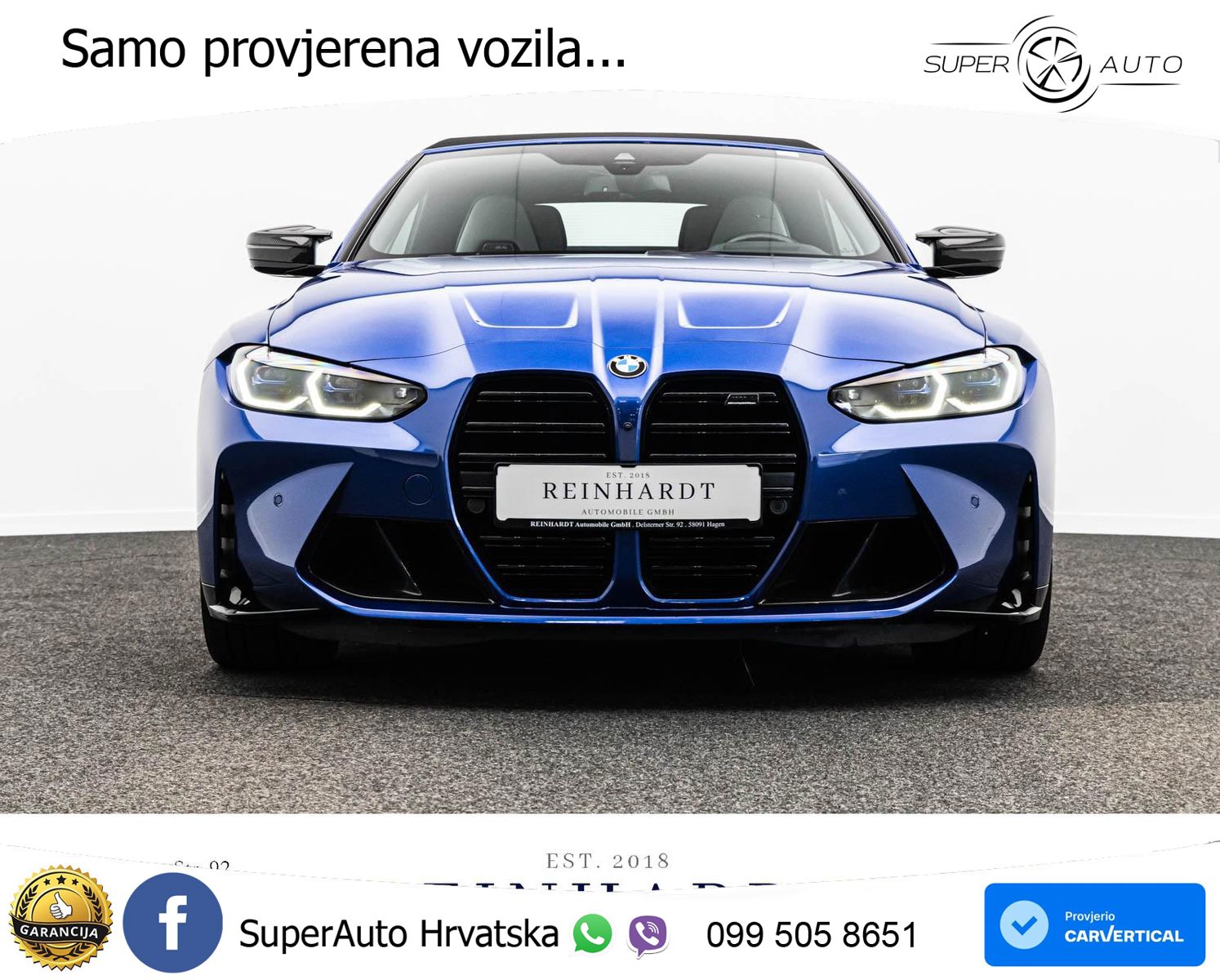 BMW M4 Convertible Competition 3.0 (510 KS) xDrive Steptronic