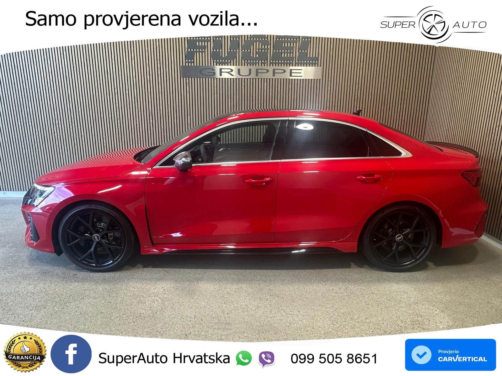 Audi RS3 Sedan 2.5 TFSI (400 KS) quattro S tronic LED+GR SJED+ACC