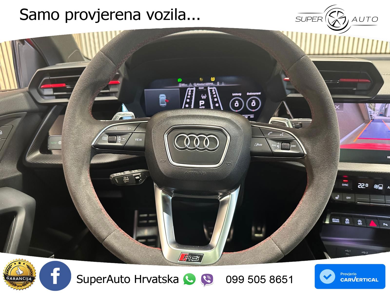 Audi RS3 Sedan 2.5 TFSI (400 KS) quattro S tronic LED+GR SJED+ACC
