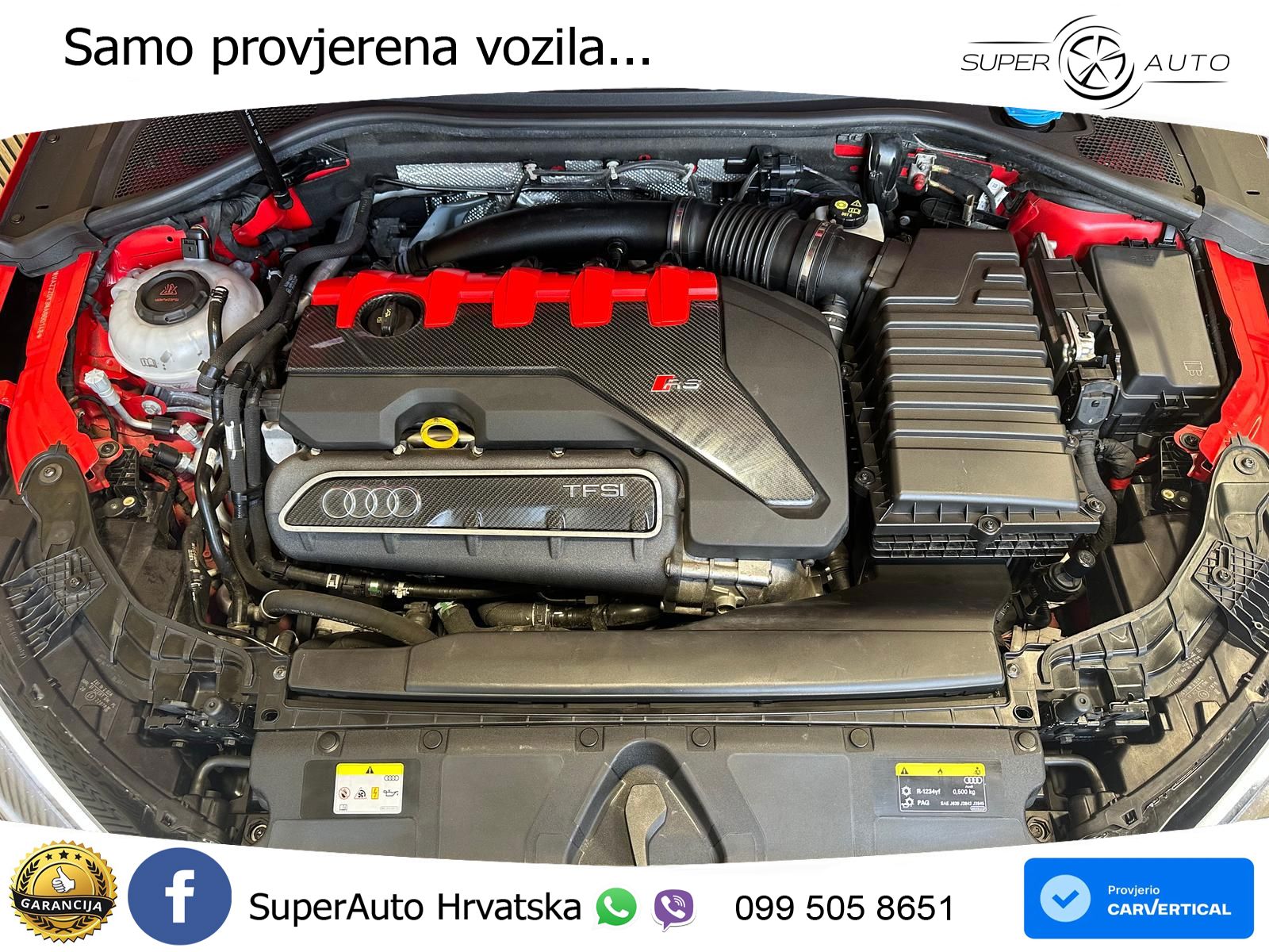 Audi RS3 Sedan 2.5 TFSI (400 KS) quattro S tronic LED+GR SJED+ACC
