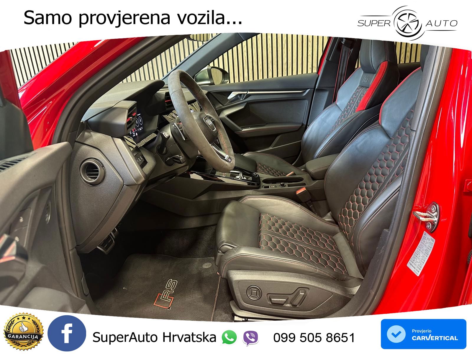 Audi RS3 Sedan 2.5 TFSI (400 KS) quattro S tronic LED+GR SJED+ACC