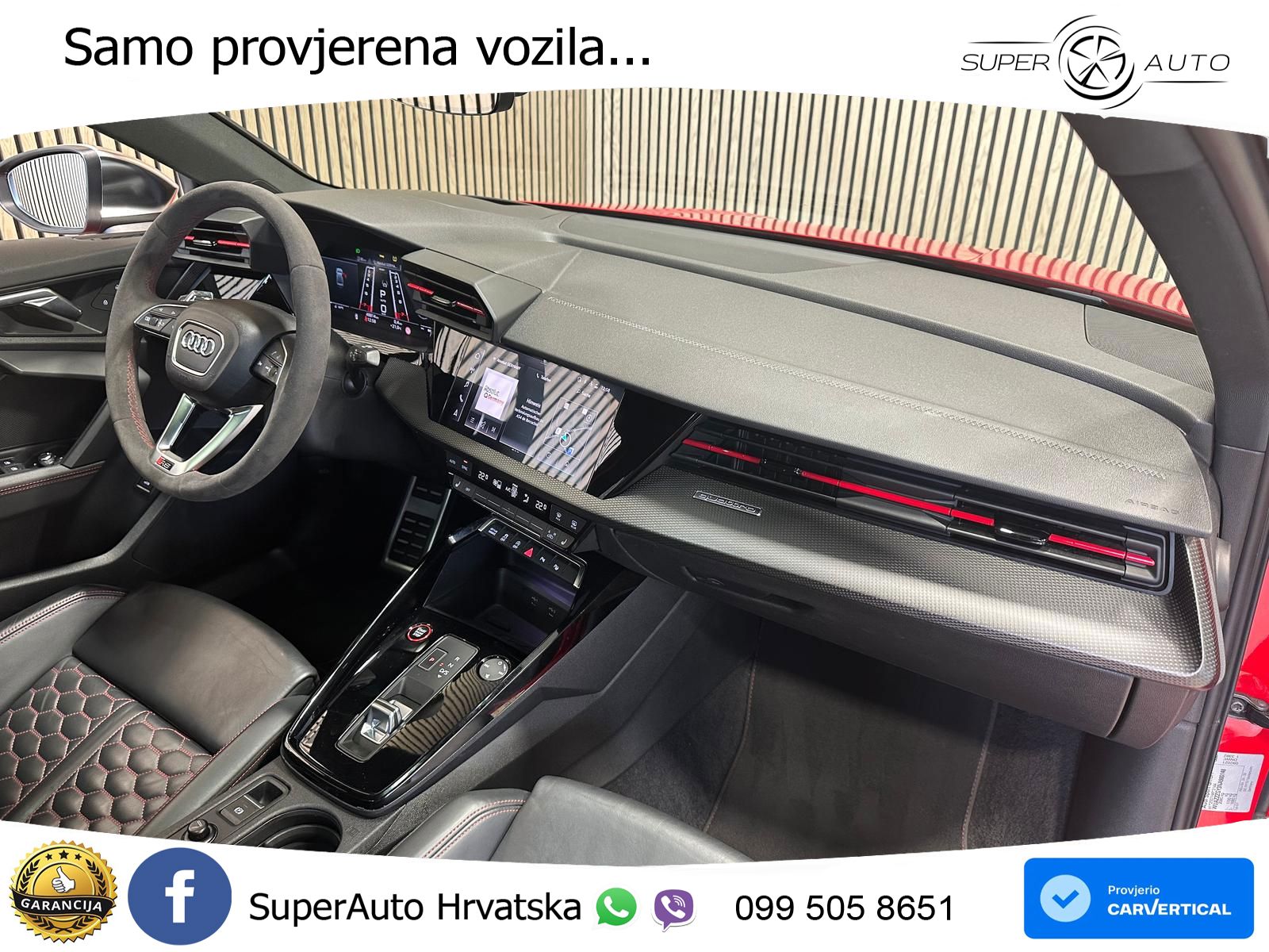 Audi RS3 Sedan 2.5 TFSI (400 KS) quattro S tronic LED+GR SJED+ACC