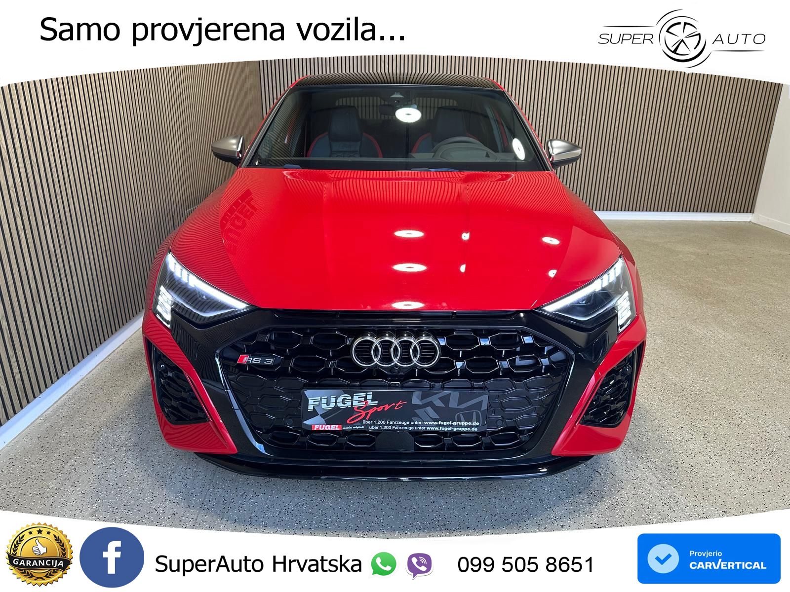 Audi RS3 Sedan 2.5 TFSI (400 KS) quattro S tronic LED+GR SJED+ACC