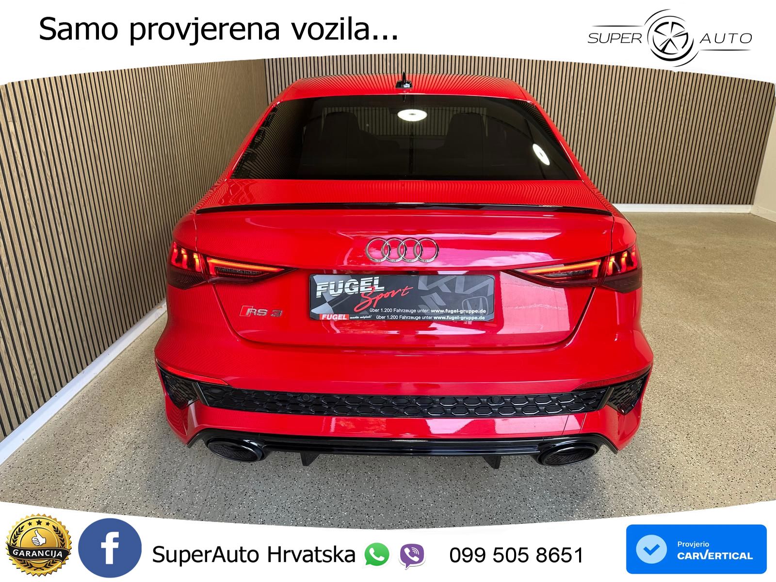 Audi RS3 Sedan 2.5 TFSI (400 KS) quattro S tronic LED+GR SJED+ACC