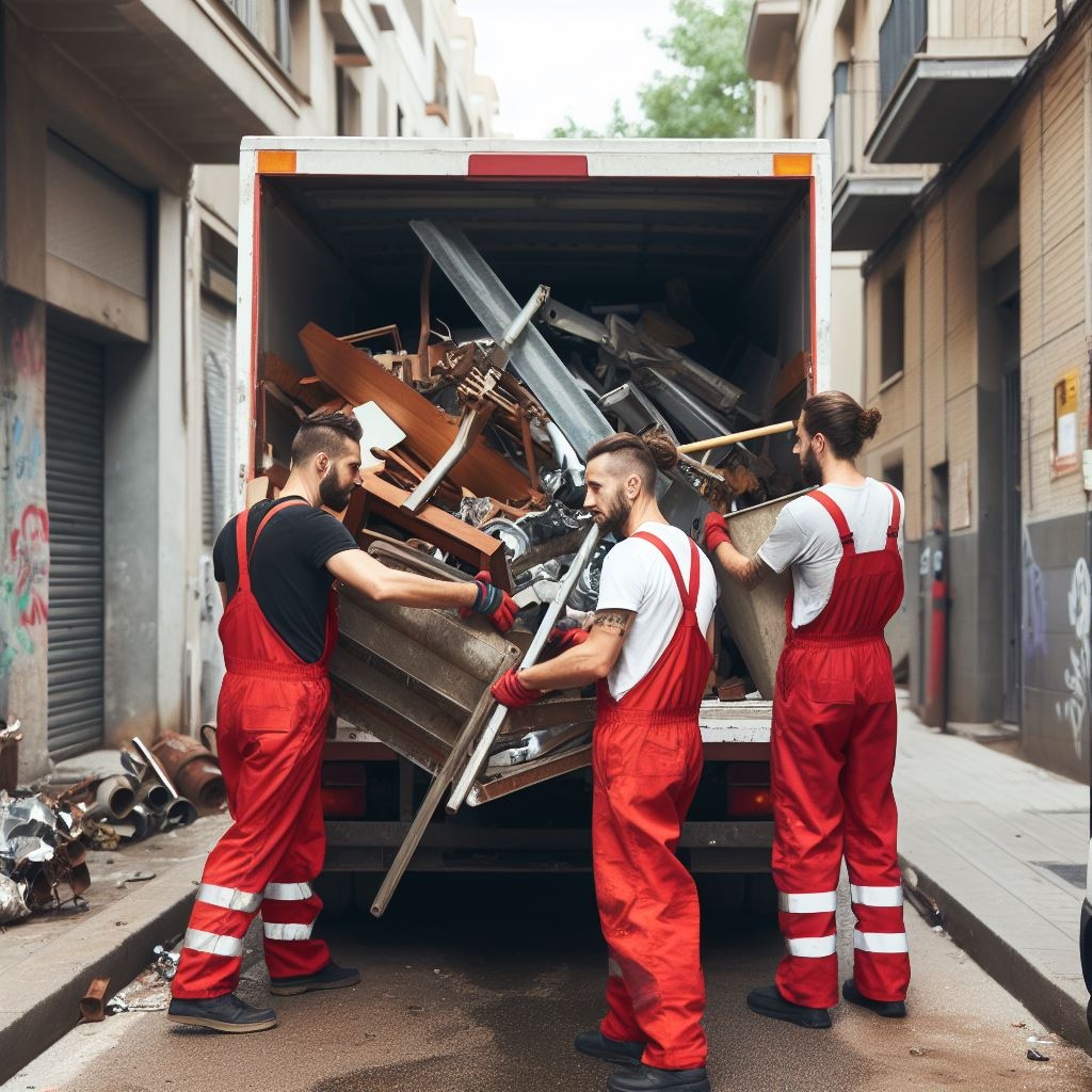 Proceso de vaciado de oficinas en Calders