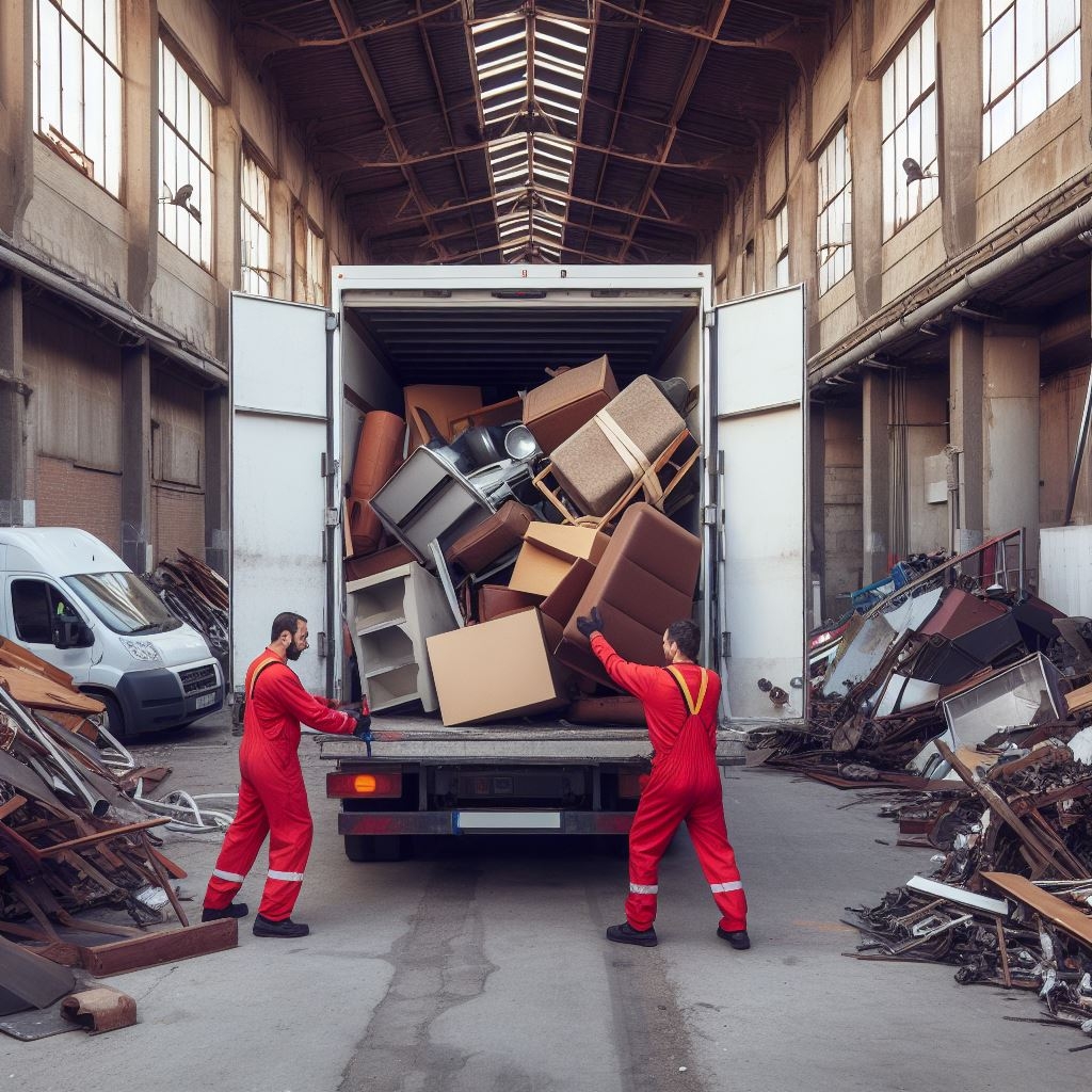 Proceso de vaciado de locales comerciales en Sant Andreu de la Barca