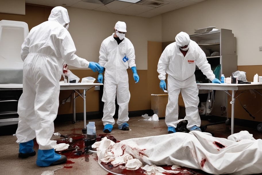 Limpieza profesional en homicidios