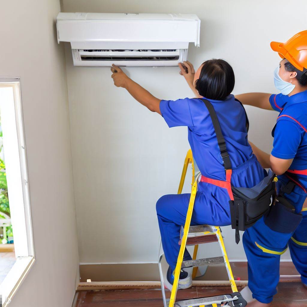 Instalacion aire acondicionado inverter split en Eixample 
