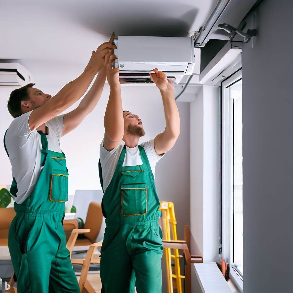 Instalacion aire acondicionado inverter split en La Roqueta 