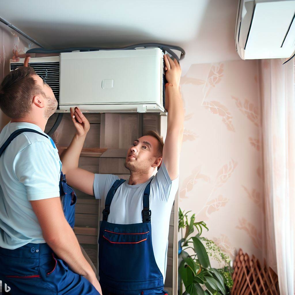 Instalacion aire acondicionado inverter split en Aiora 