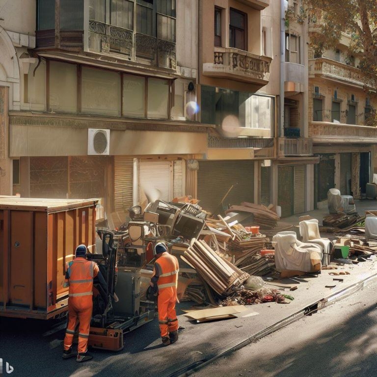 Vaciado de locales comerciales en Brea de Tajo
