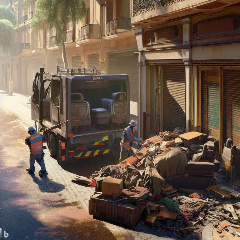 Vaciado de locales comerciales en El Atazar
