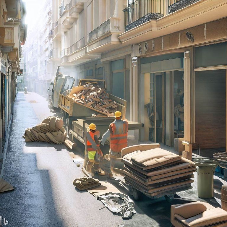Vaciado de locales comerciales en Torrelodones