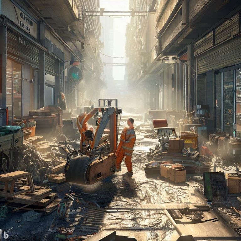 Vaciado de locales comerciales en Sevilla la Nueva
