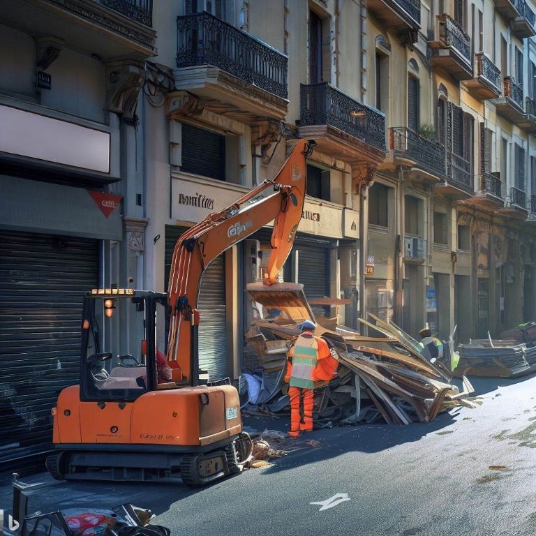 Vaciado de locales comerciales en Villa del Prado