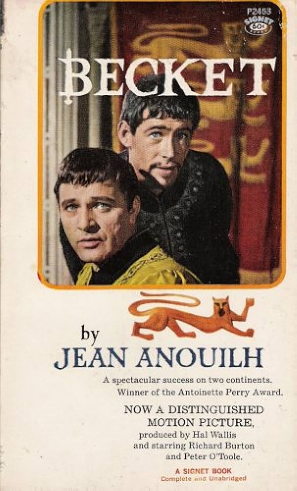 Jean ANOUILH, Lucienne Hill (translation): Becket (1960, Signet books)