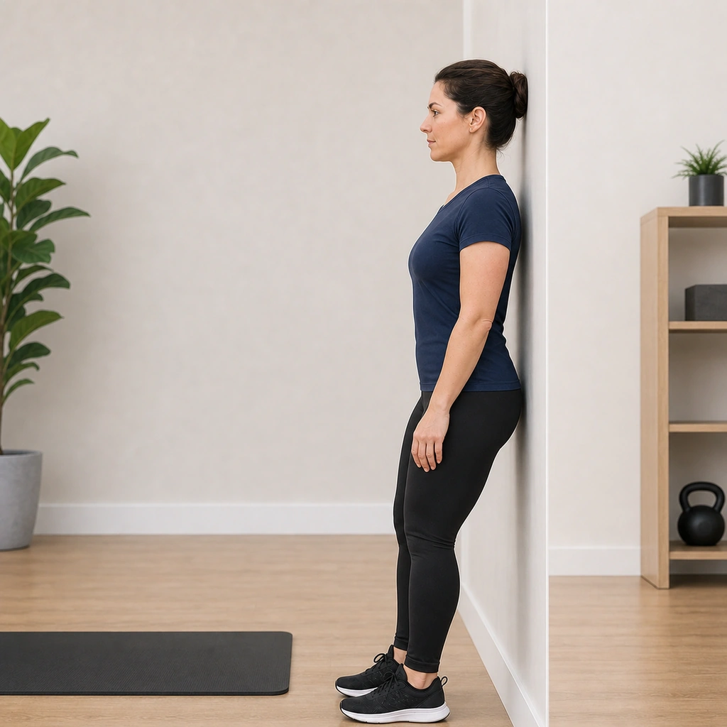 Chin Tuck Progression Series - Step 4 of 5: Rest 30 seconds