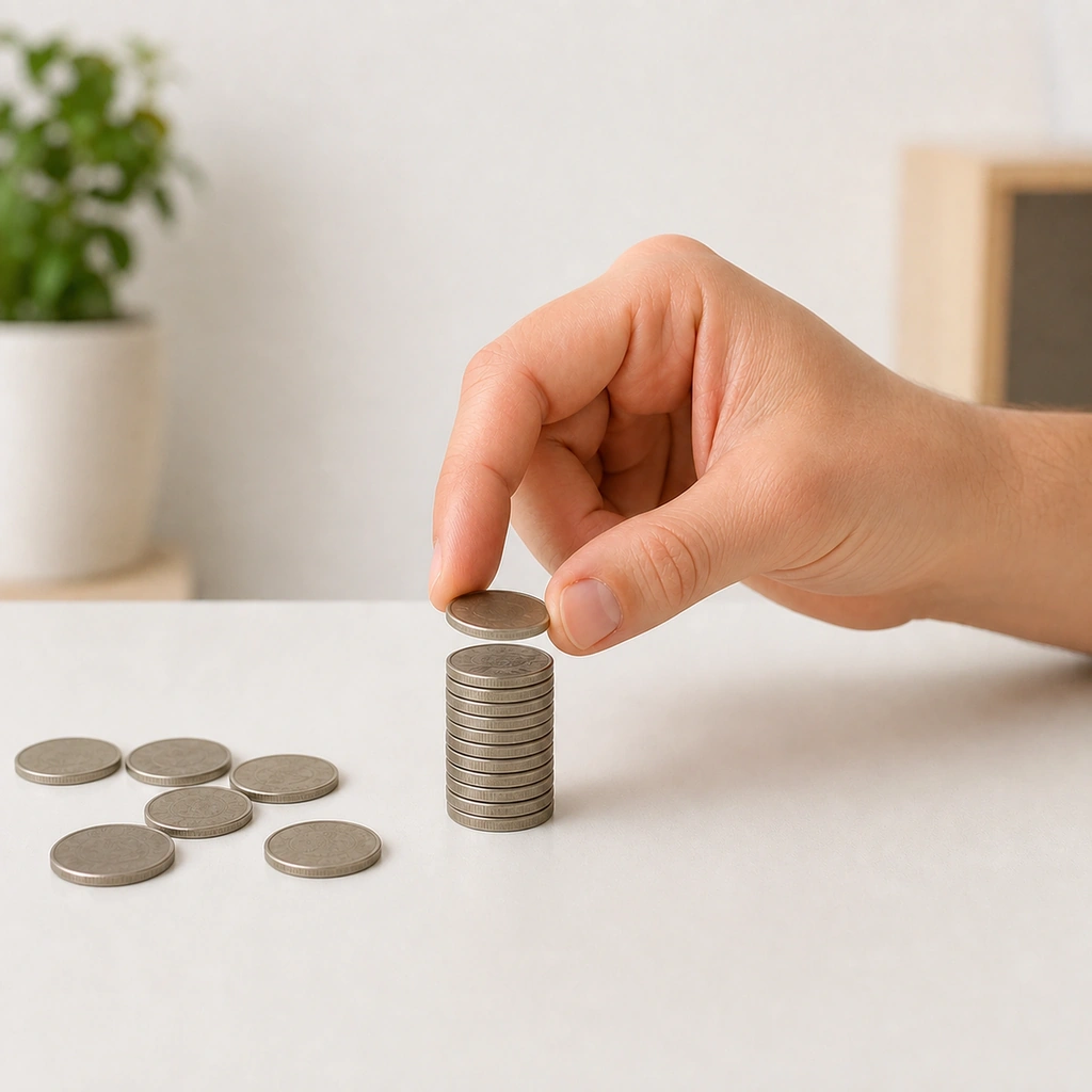 Coin Pickup and Stack - Step 4 of 5: Repeat with each coin