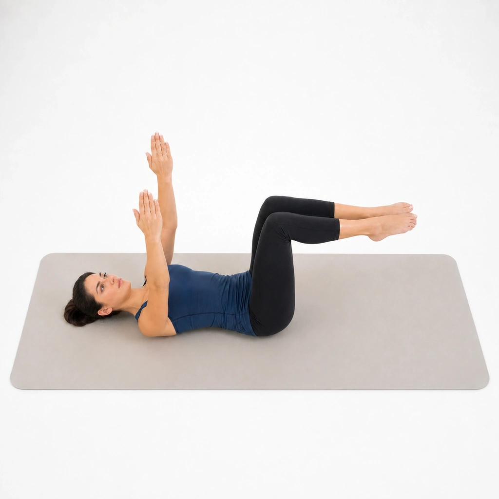 Dead Bug (Spine Chain Stability) - Step 4 of 6: Return to start position