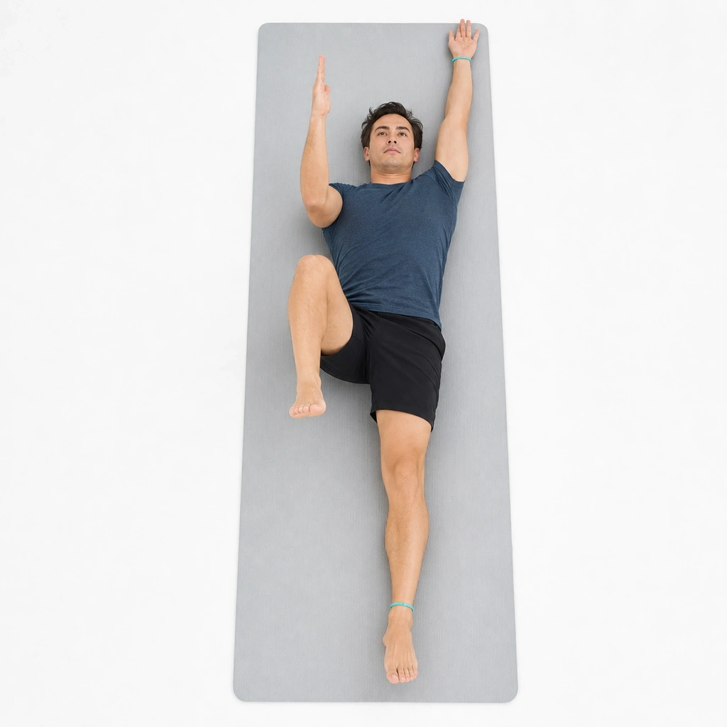Dead Bug (Spine Chain Stability) - Step 5 of 6: Repeat with left arm and right leg