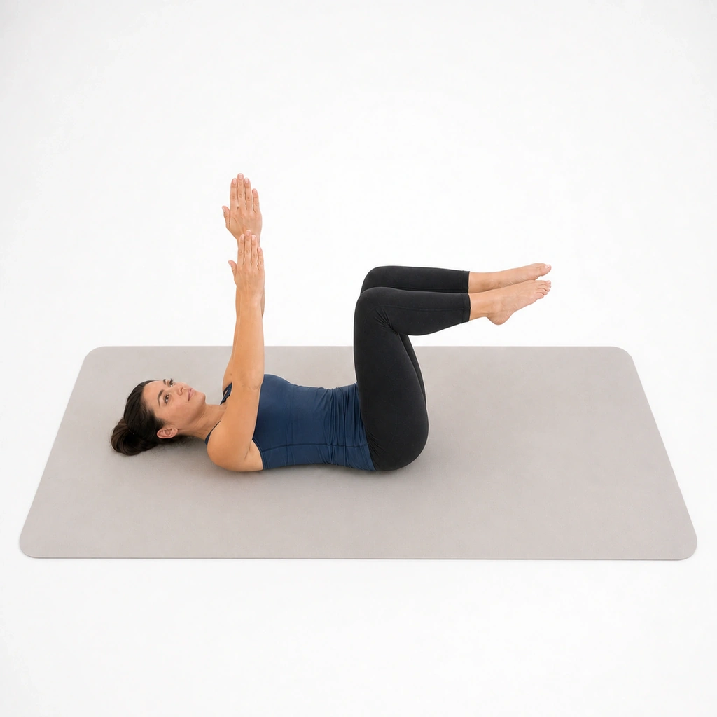 Dead Bug (Spine Chain Stability) - Step 6 of 6: Keep breathing throughout