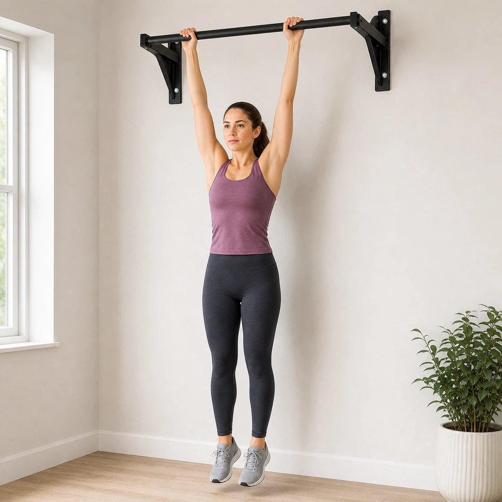Dead Hang - Step 3 of 5: Relax your shoulders and lats