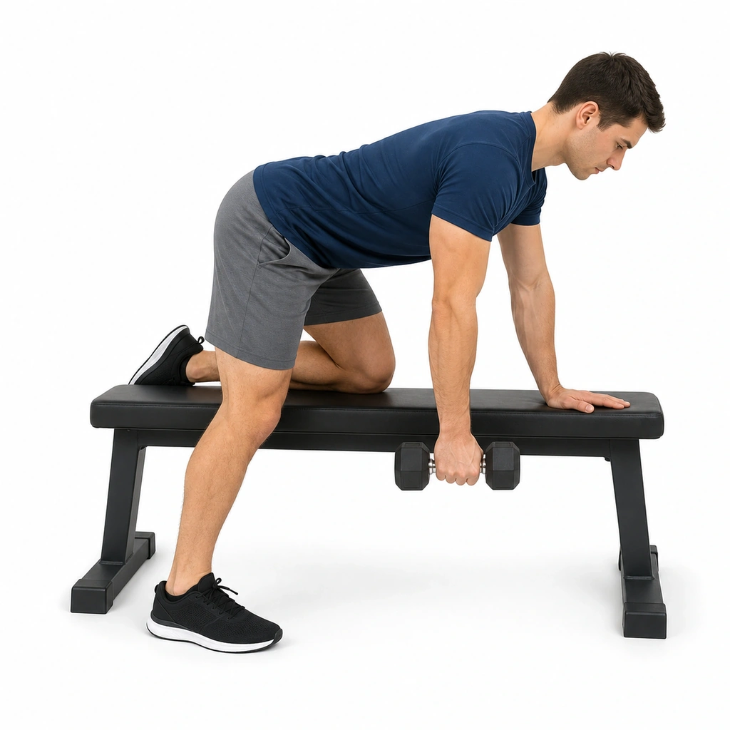Dumbbell Row - Supported