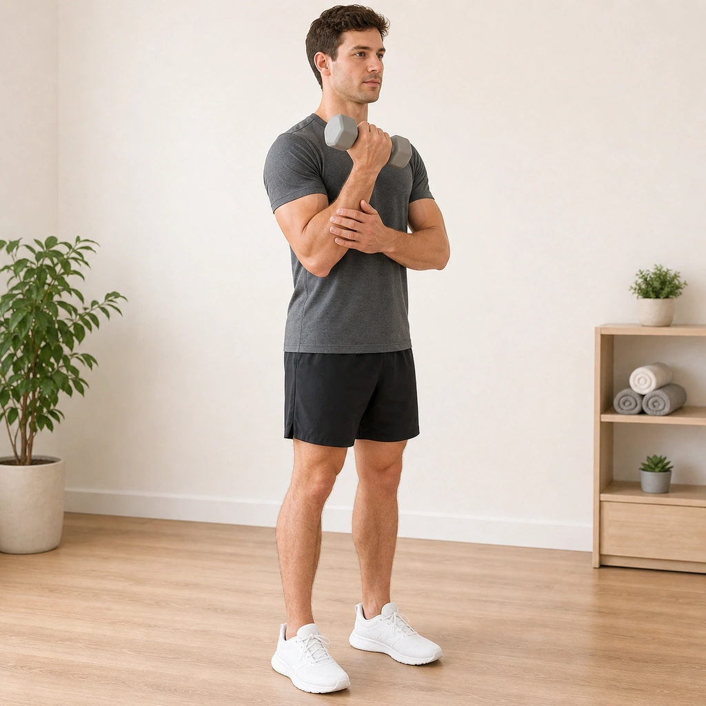 Eccentric Biceps Curl