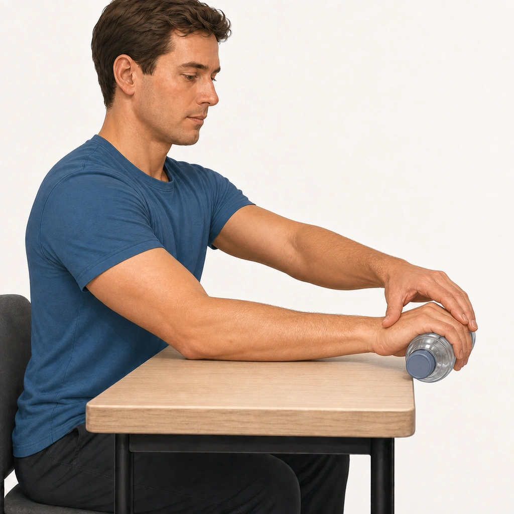 Eccentric Wrist Extension - Step 5 of 5: Use helper hand to lift again