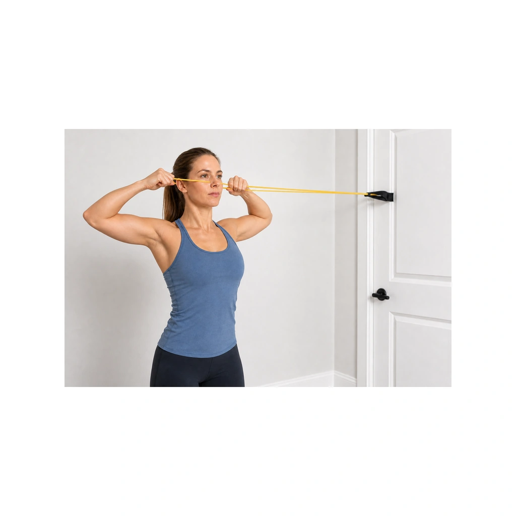 Face Pull - Step 2 of 6: Keep elbows high and wide
