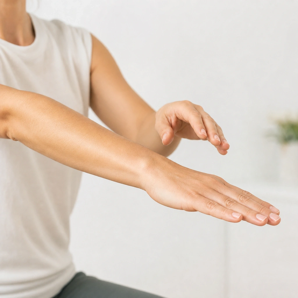 Finger Extensor Stretch (Gentle)