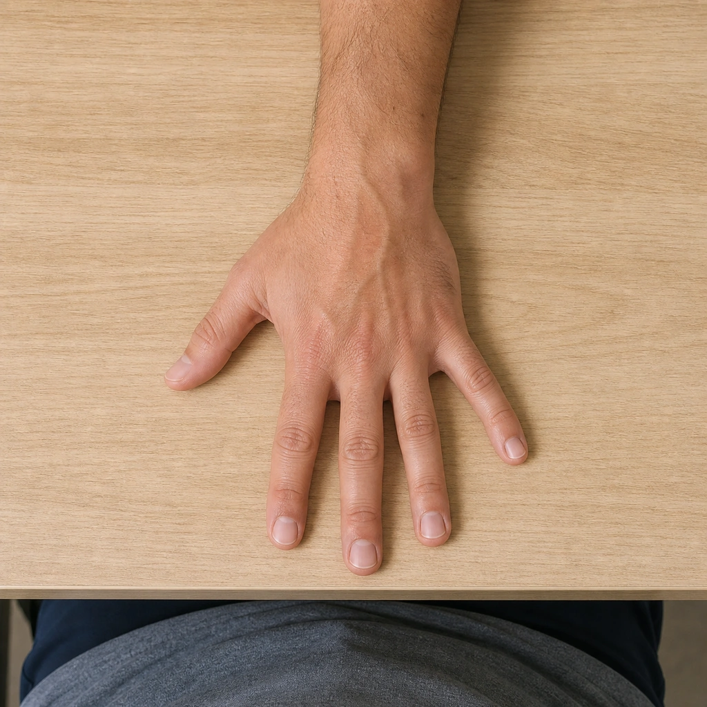 Finger Flexor Stretch (Table)
