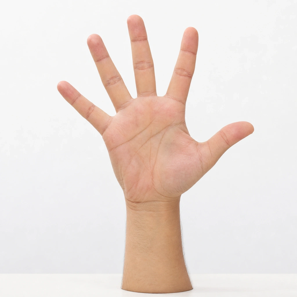 Finger Spread and Squeeze - Step 3 of 5: Bring fingers back together