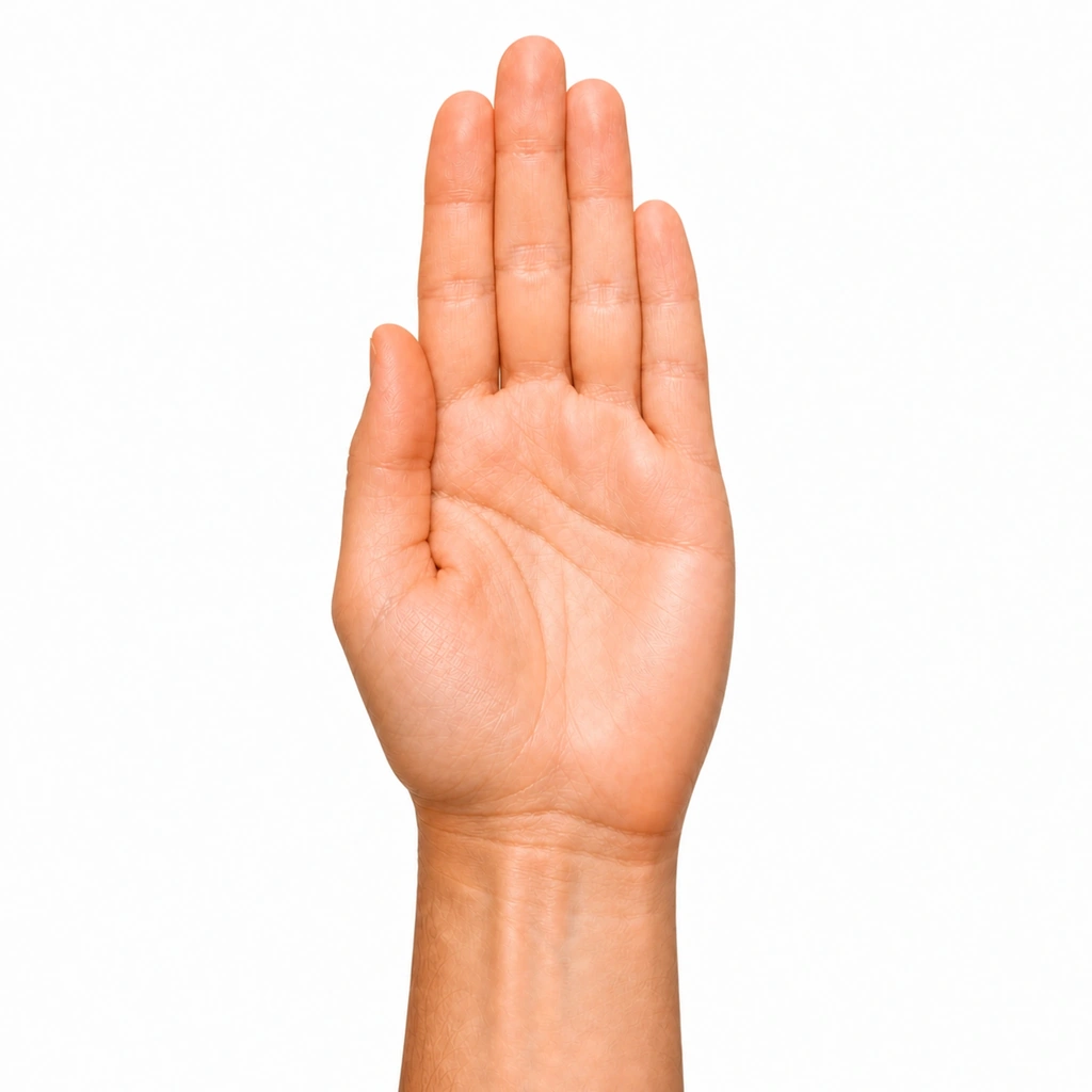 Finger Spreads (Abduction/Adduction) - Step 3 of 4: Bring fingers back together