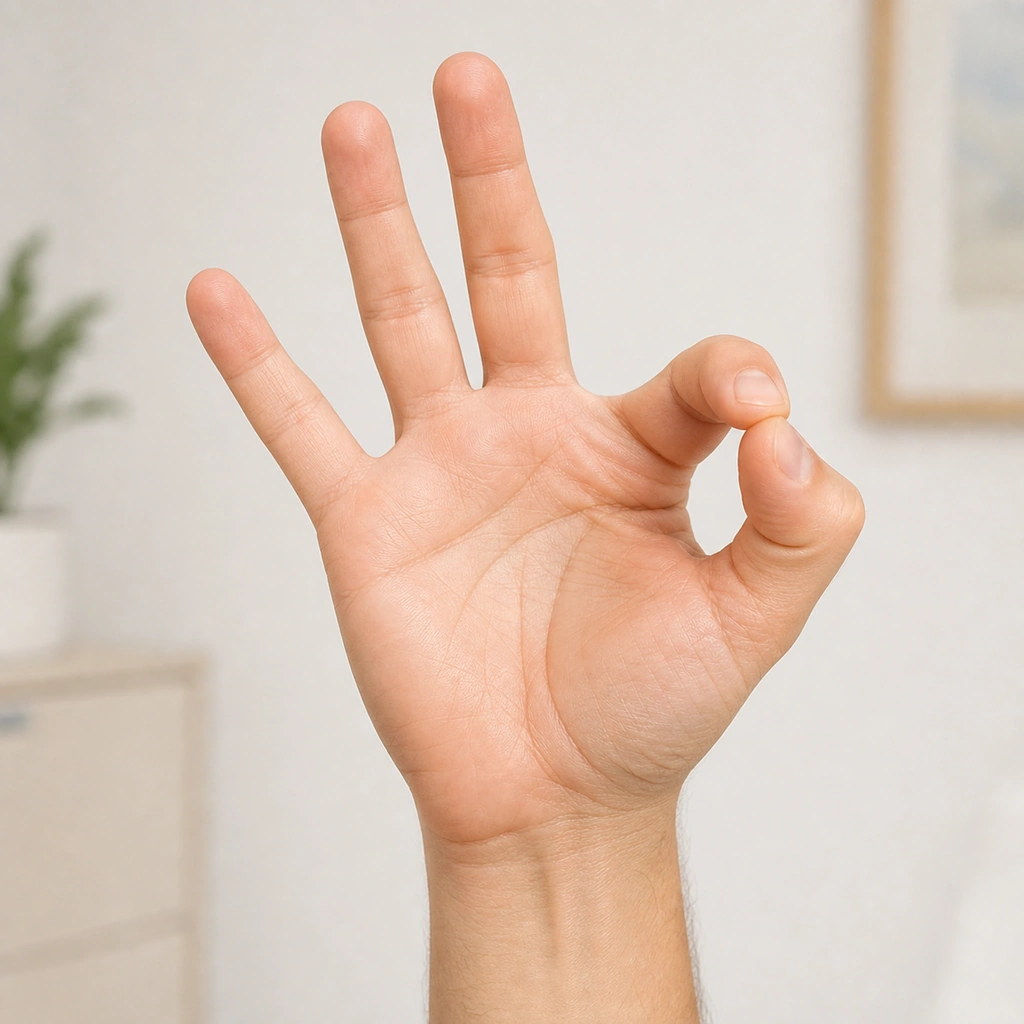 Finger Taps (Speed Drill) - Step 4 of 5: Reverse direction back to index
