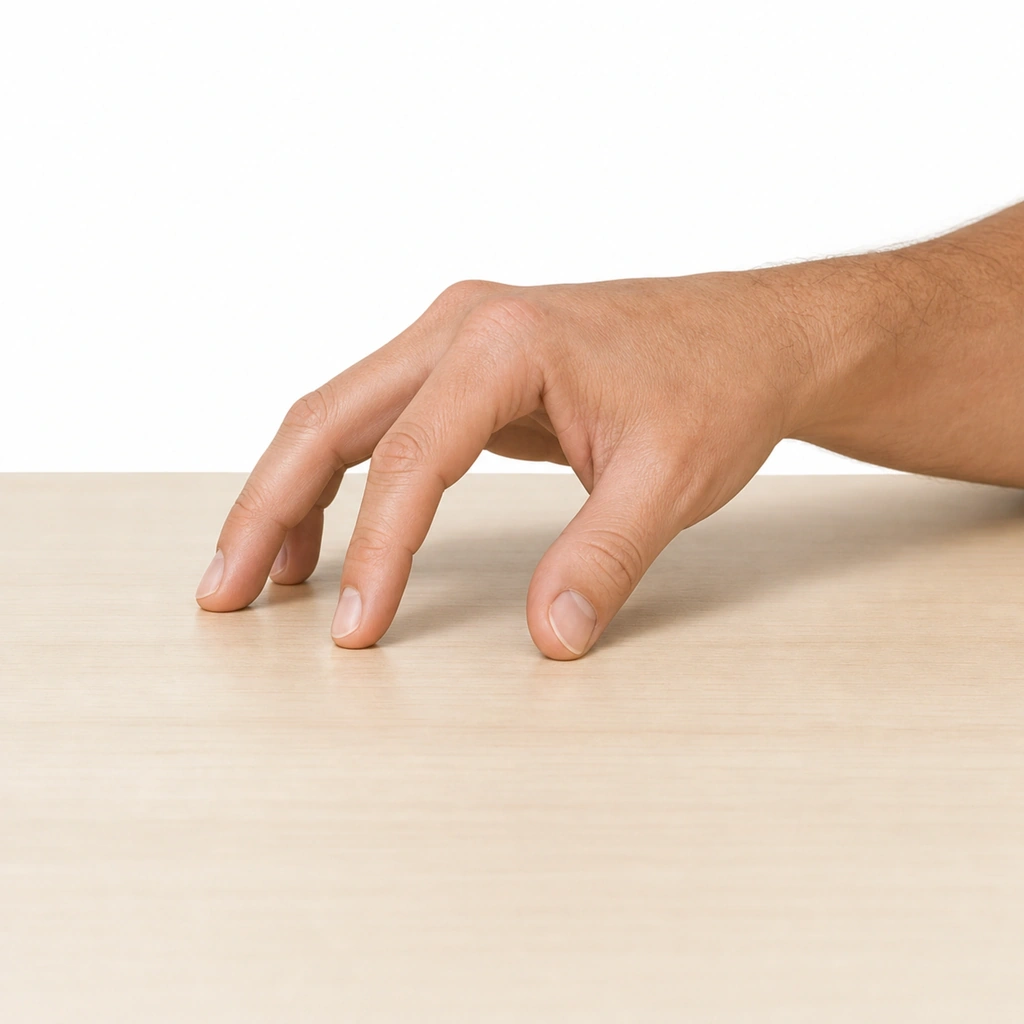 Finger Walking (Table) - Step 3 of 5: Create a walking motion across table