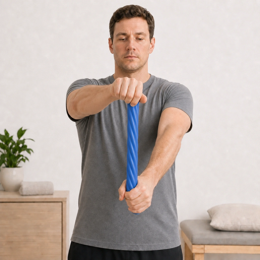 FlexBar Tyler Twist - Step 4 of 5: This untwists the bar slowly