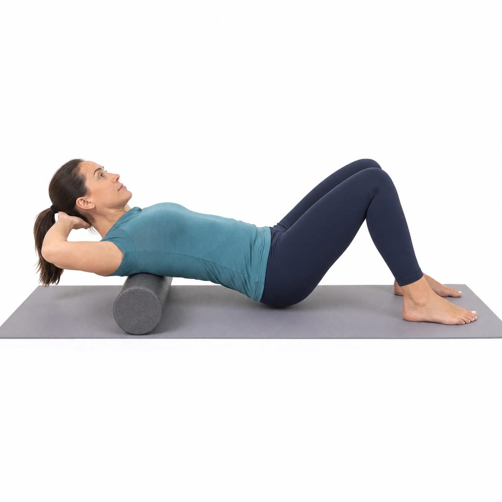 Foam Roller Thoracic Extension - Step 5 of 6: Return to starting position