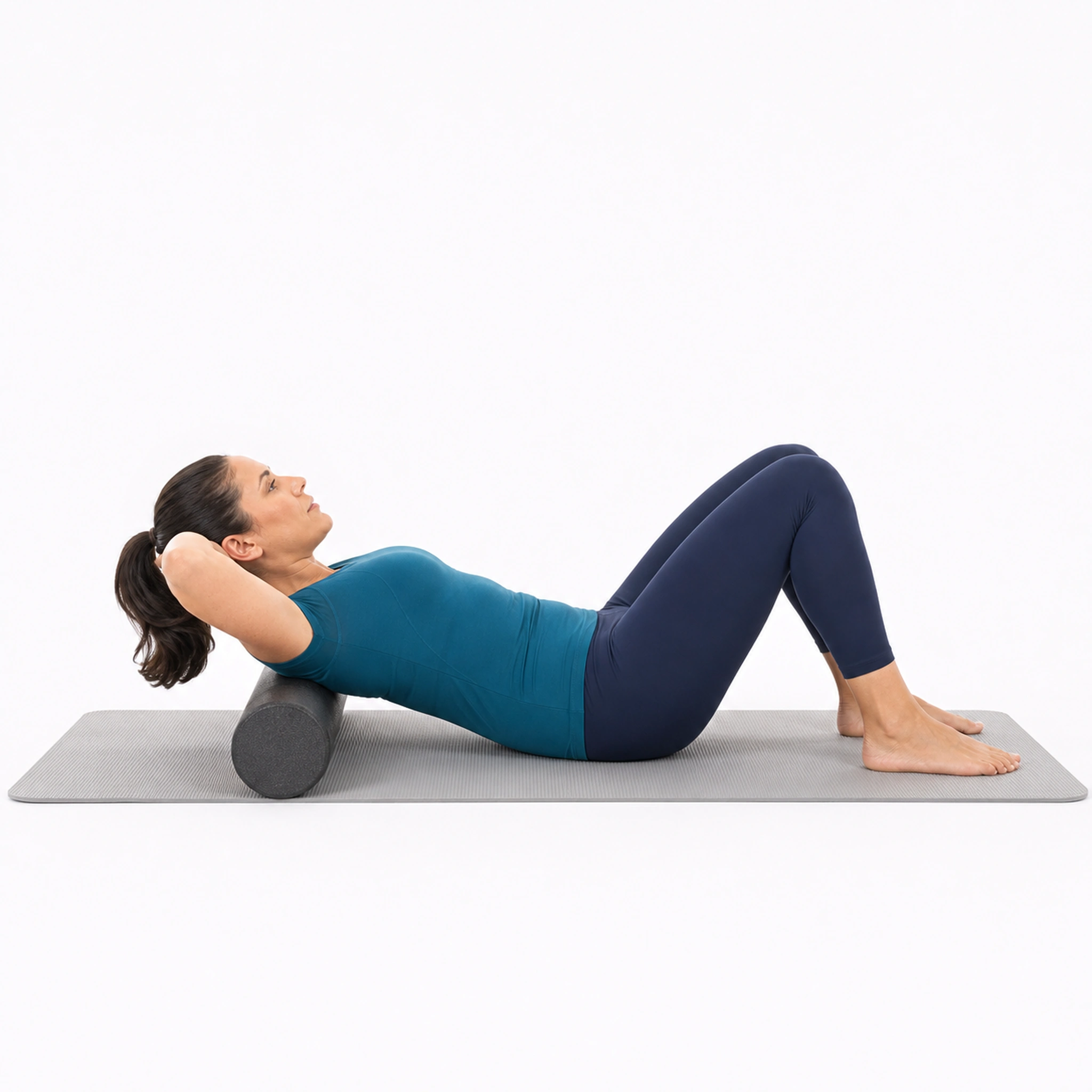 Foam Roller Thoracic Extension - Step 3 of 5: Keep hips on the ground