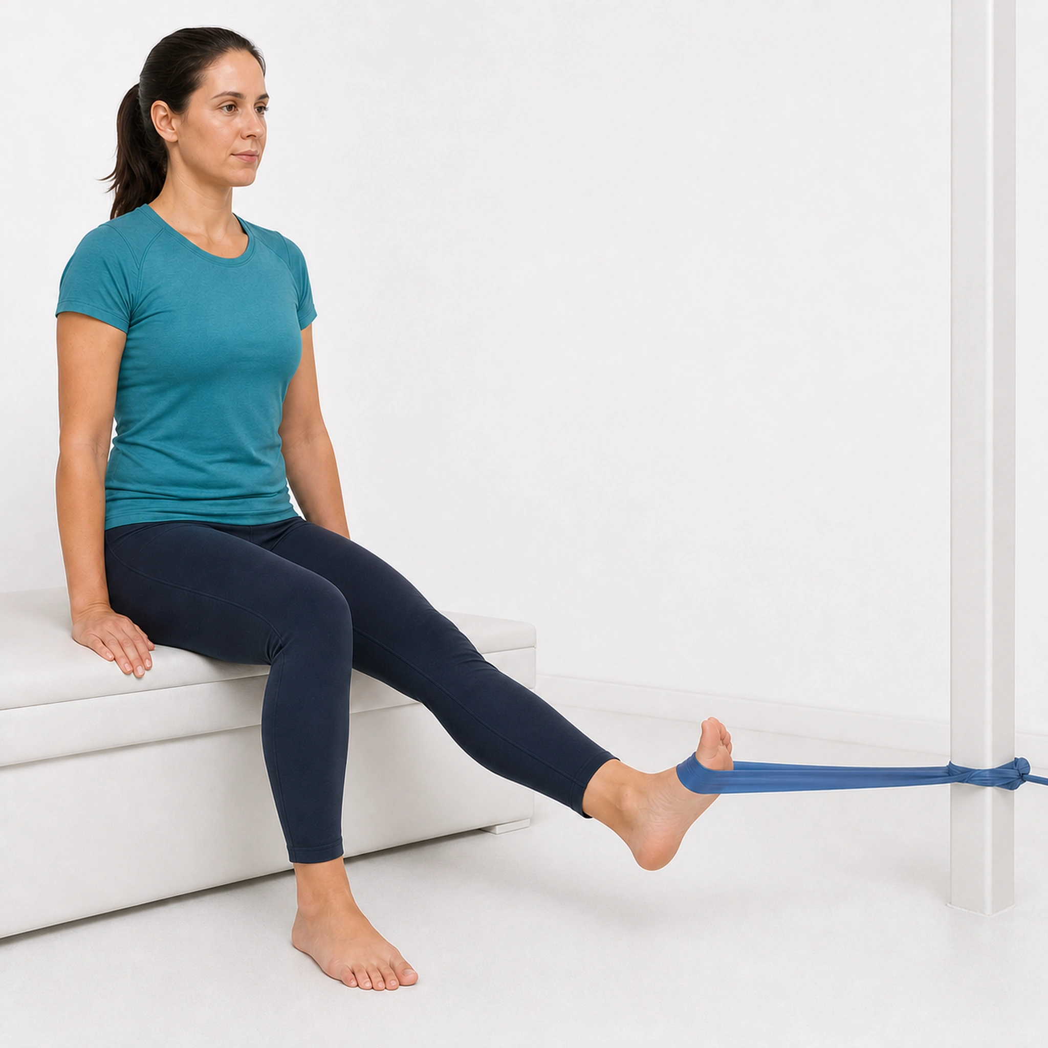 Foot Inversion/Eversion with Band - Step 3 of 6: Hold 2 seconds, return slowly