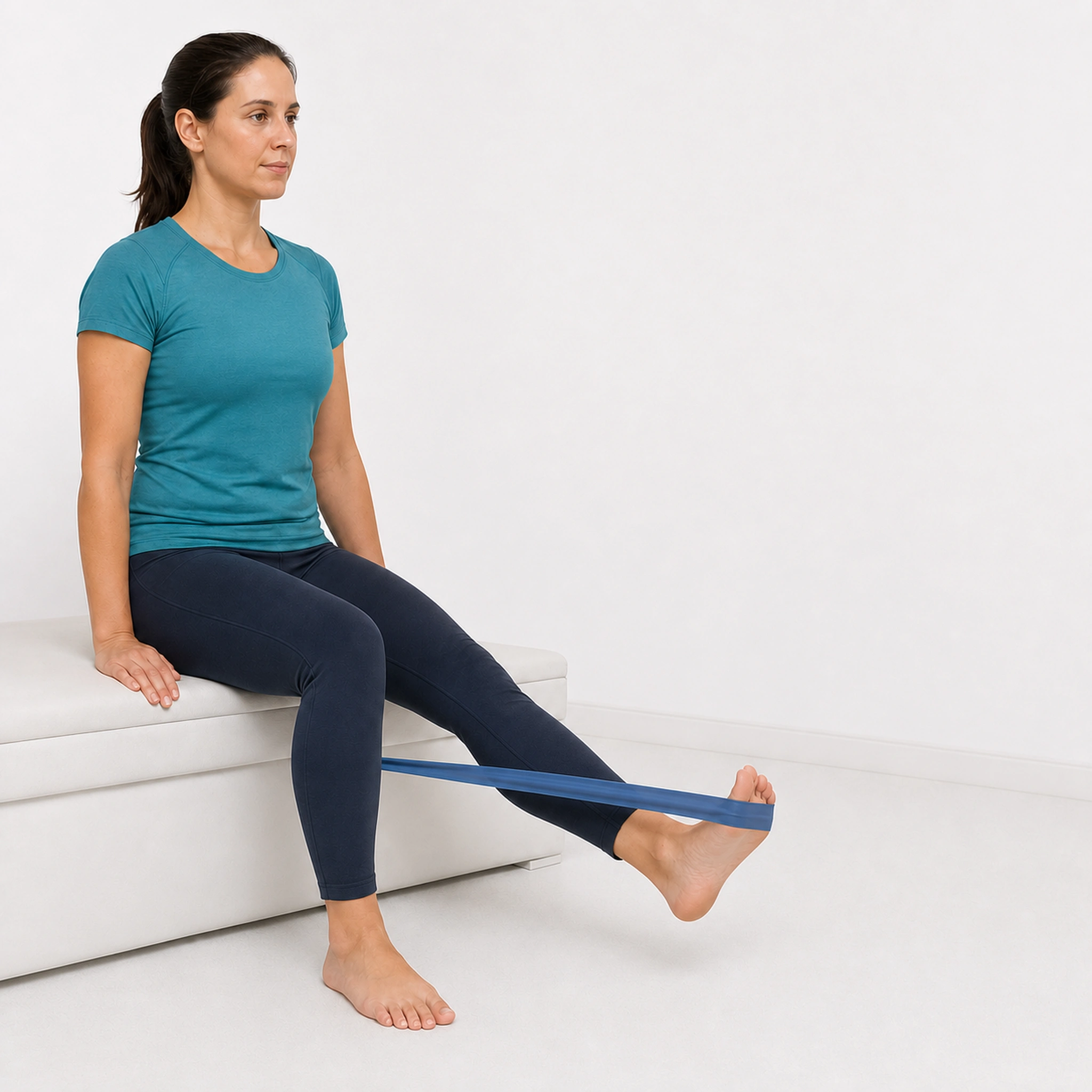 Foot Inversion/Eversion with Band - Step 4 of 6: For EVERSION: anchor band to pull foot inward