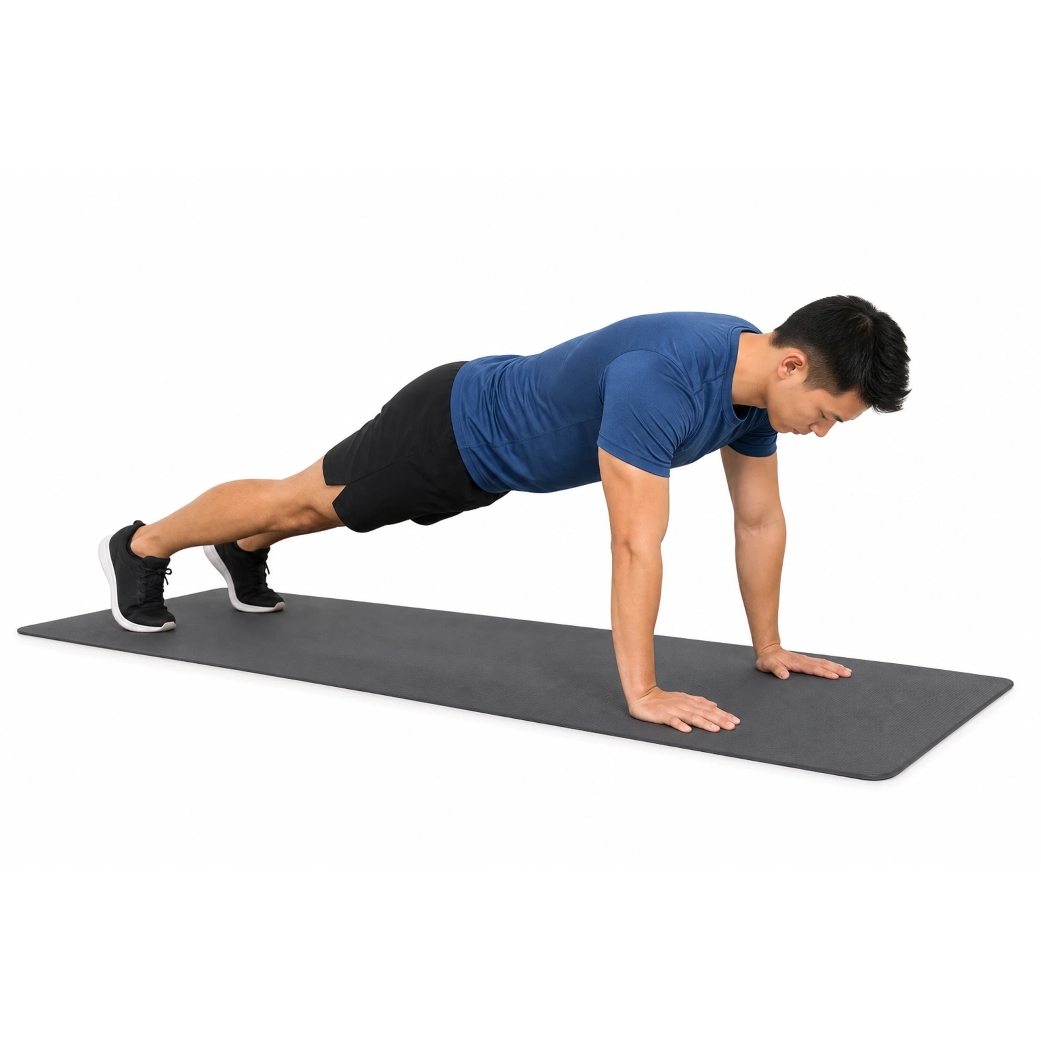 Front Plank with Shoulder Taps