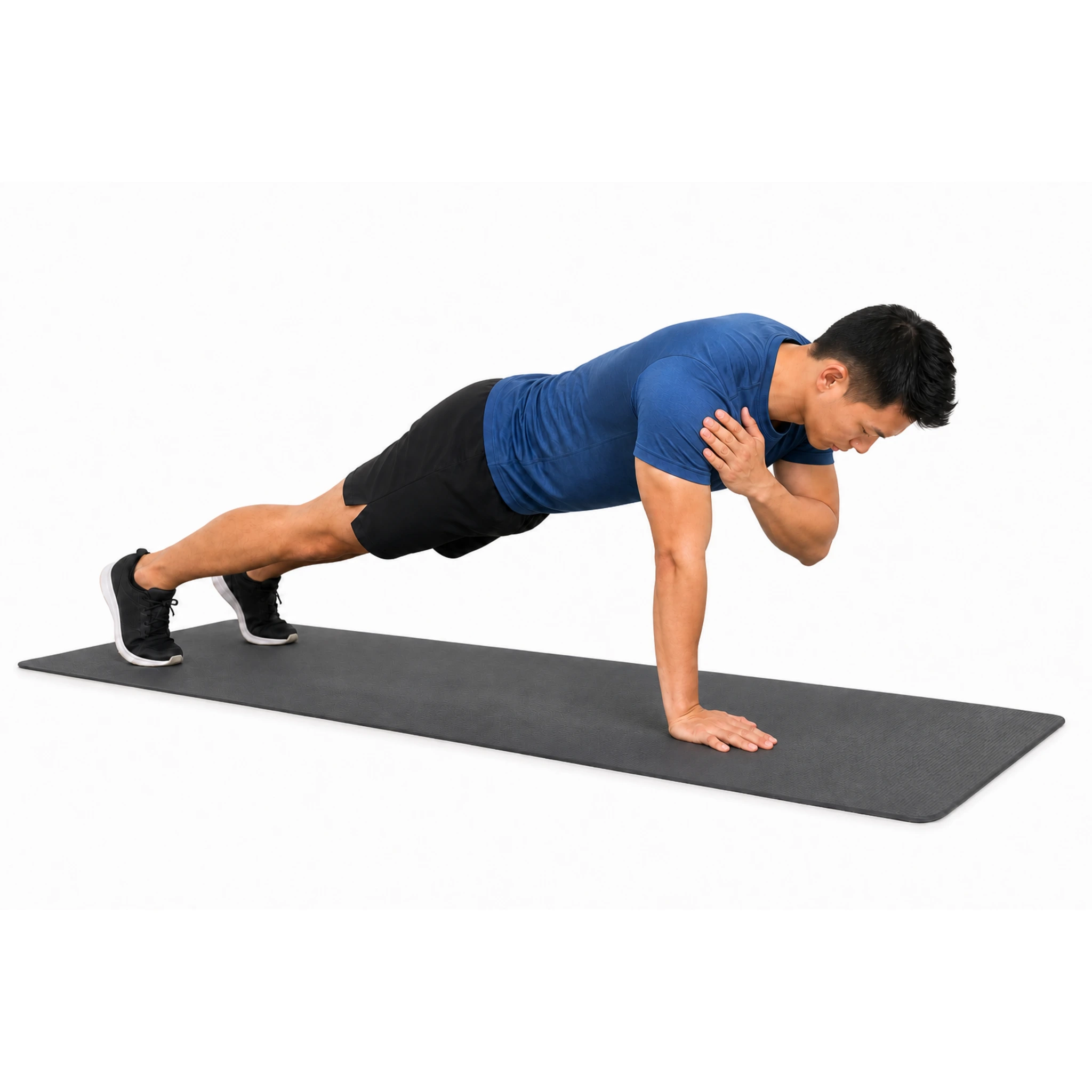 Front Plank with Shoulder Taps - Step 6 of 6: Continue alternating