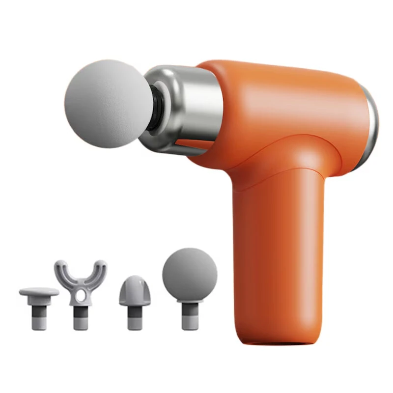 COSHARE Mini Muscle Massage Gun Portable Fascia Gun Electric Massage Gun 6-Speed Adjustable Fitness Muscle Relaxation Ma