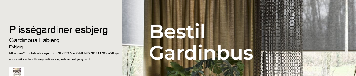 plisségardiner esbjerg