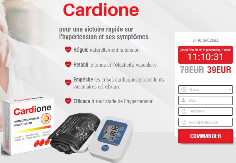 Cardione Prix Belgique - Cardi One Avis, Pharmacie et Acheter!