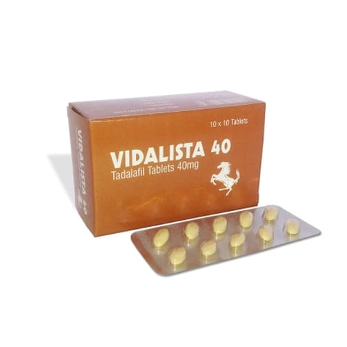 Vidalista 40 (Tadalafil) Tablets Online | Treat ED Disorder