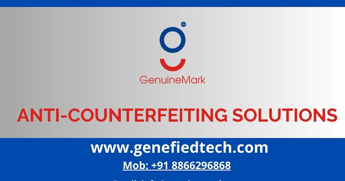 Anti-counterfeiting solutions